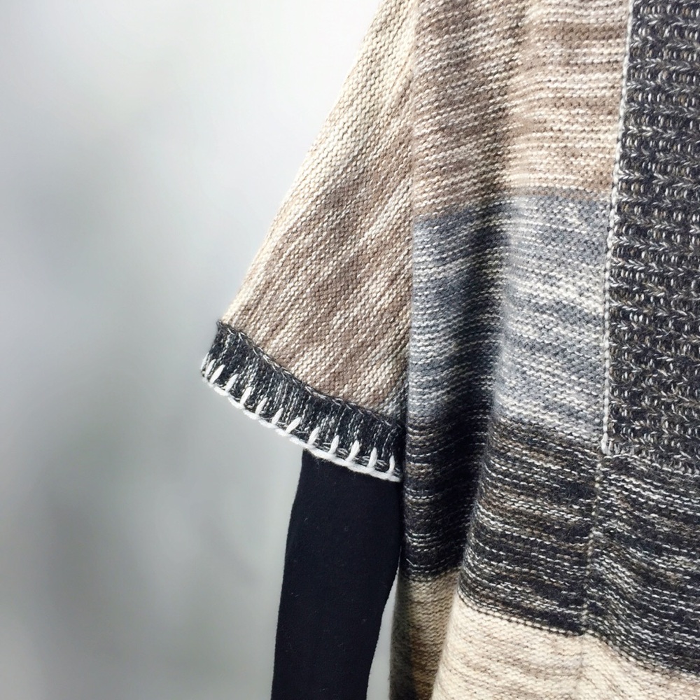 Free People Cozy Earth-Tone Hooded Sweater - Picture 5 of 6